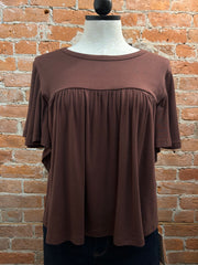 Kylie Paige Keri shirt, rayon-spandex