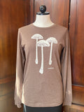 Marushka t-shirt, 3 Mushrooms long-sleeve UNISEX crew