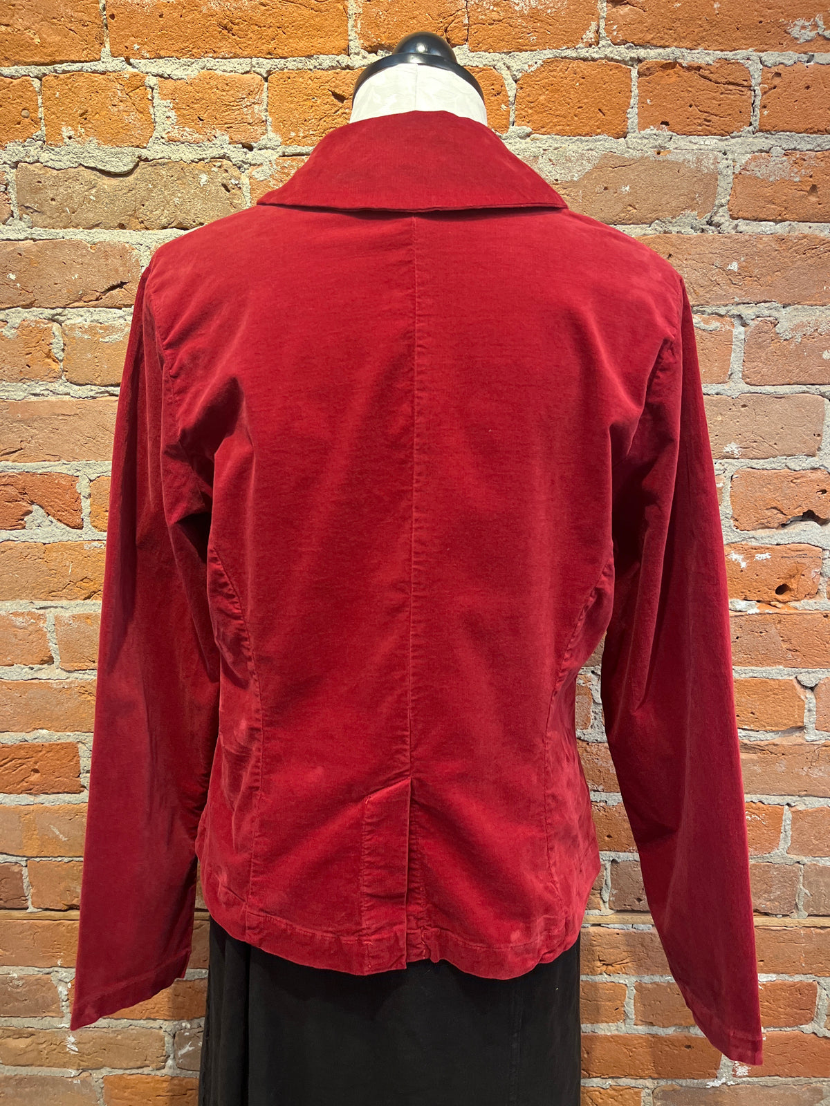 Cut Loose jacket, 1-button mini-cord blazer Maraschino