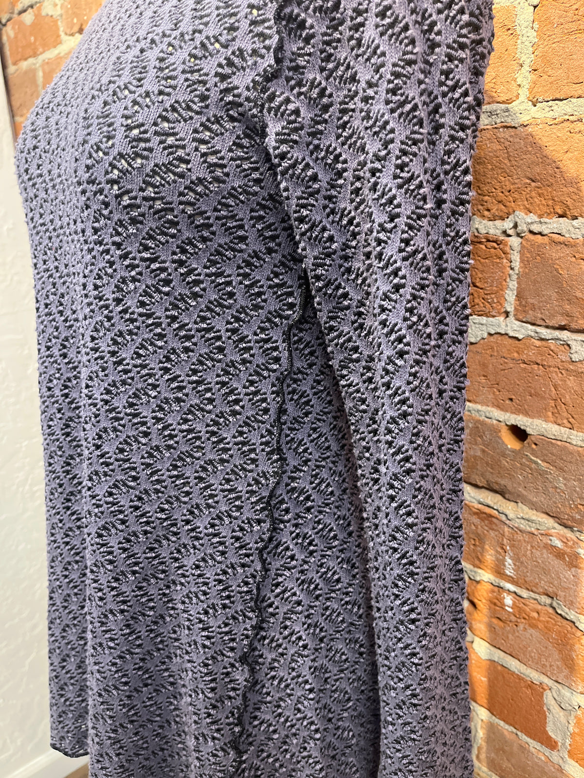 Corte Chaqueta/abrigo suelto, abierto y ondulado