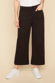 Renuar pant 10071, tencel wide-leg crop (2 colors)