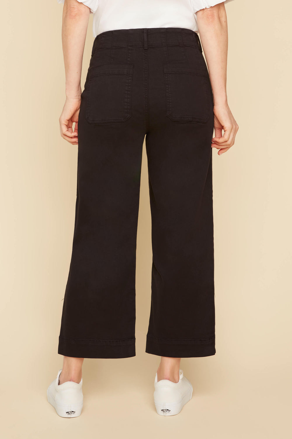 Renuar pant 10071, tencel wide-leg crop (2 colors)