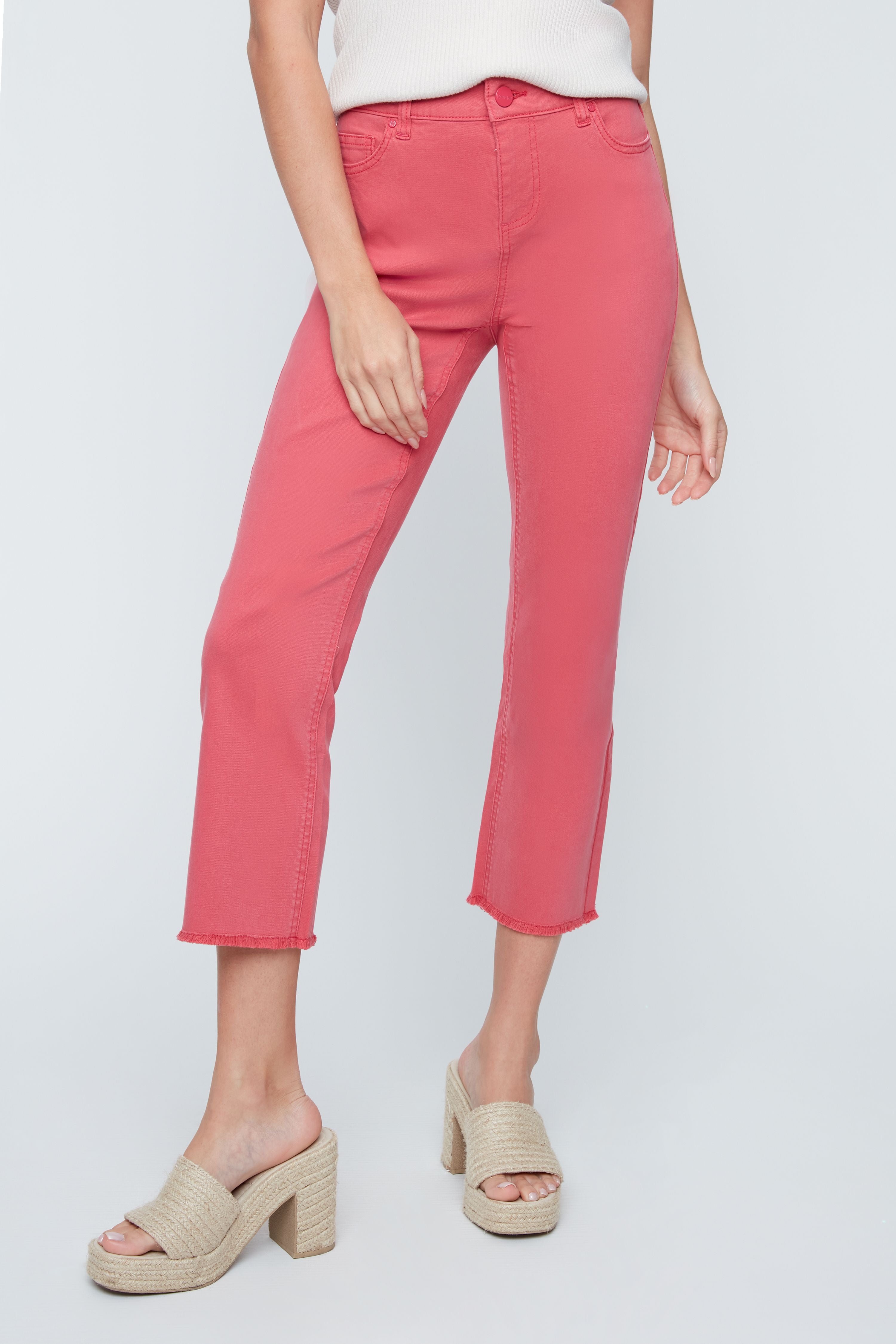 Renuar pant 11009, tencel crop mini-boot