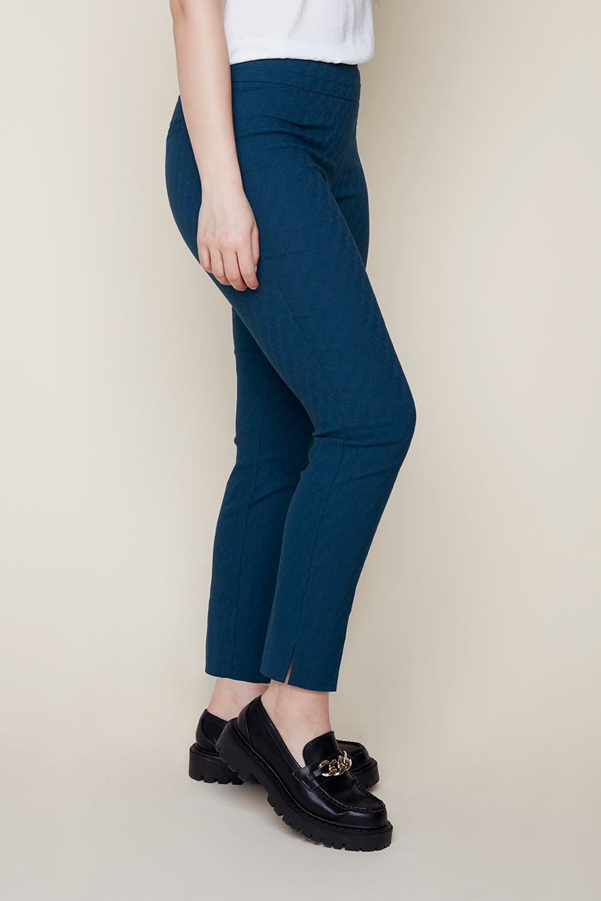 Renuar pant 1542, textured ankle length (2 colors)
