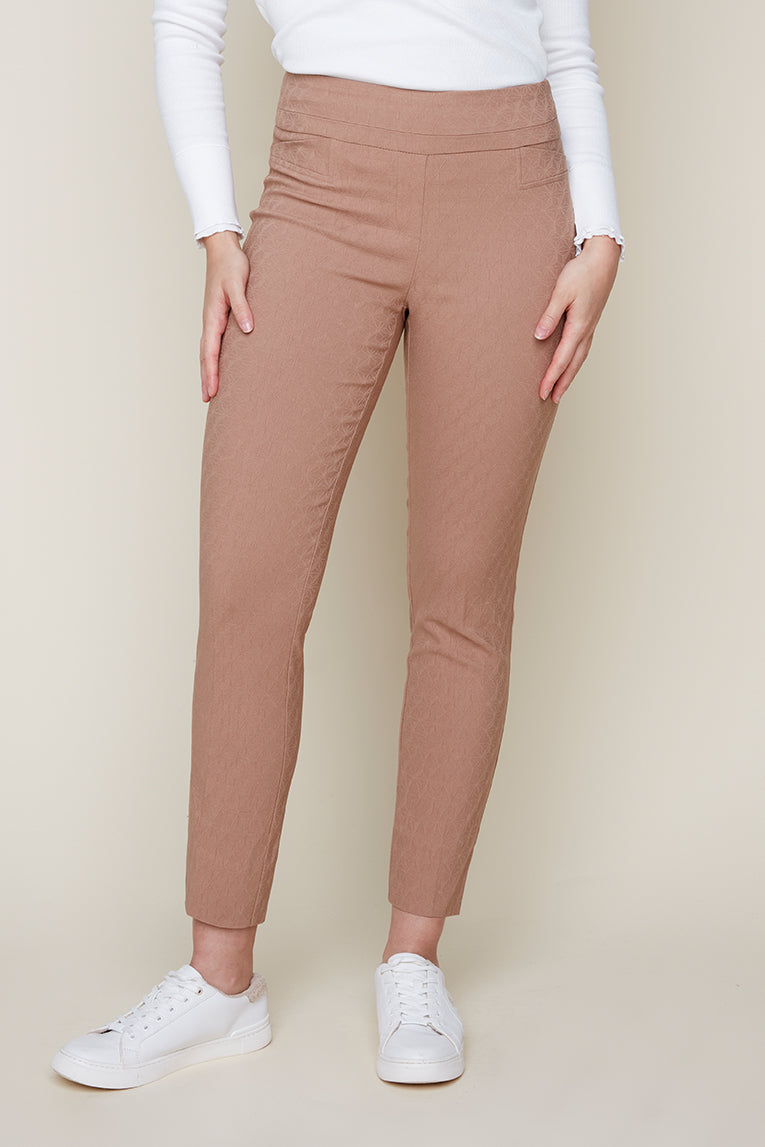 Renuar pant 1542, textured ankle length (2 colors)