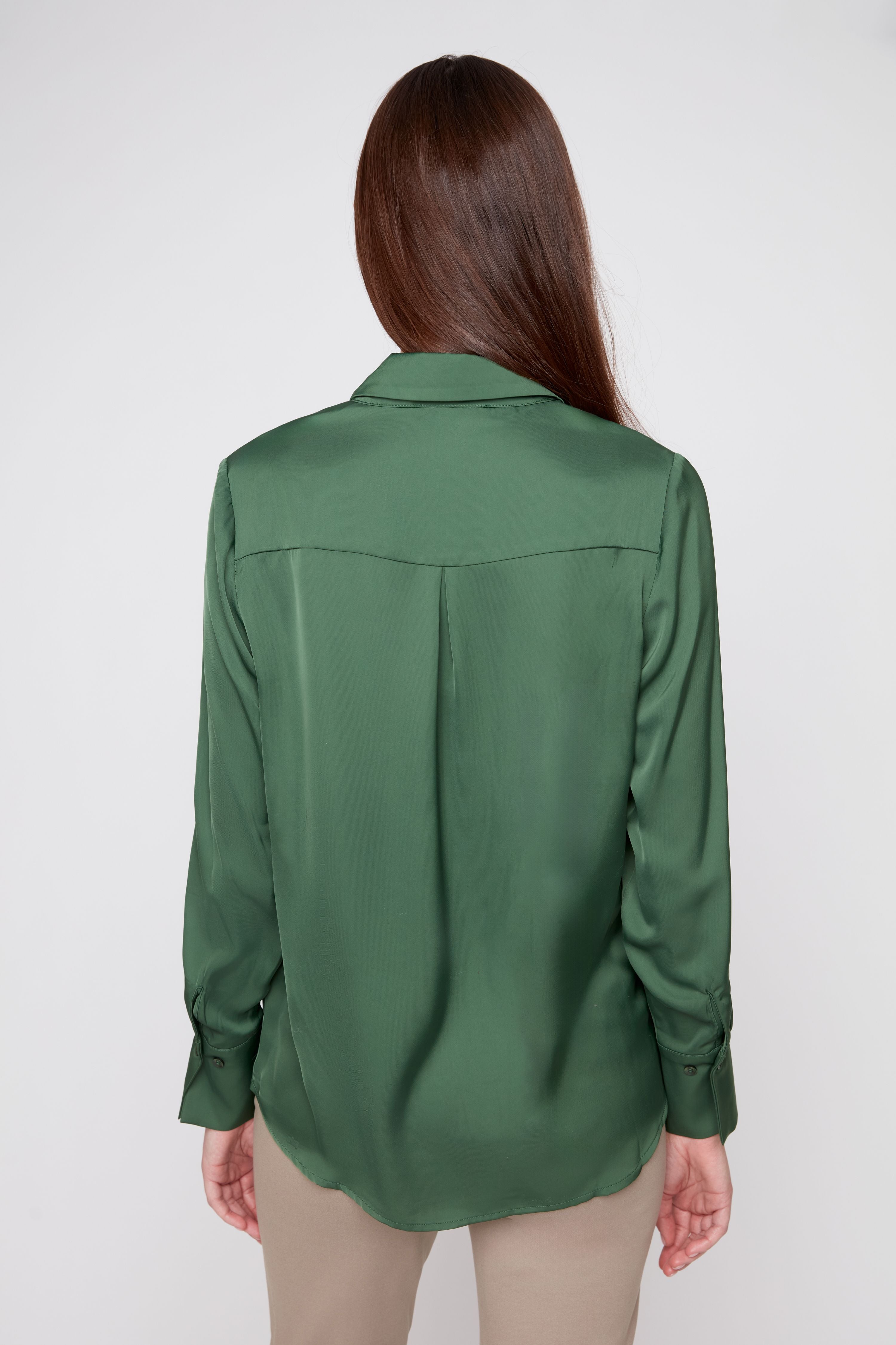 Renuar shirt 5199, lux silky button-front