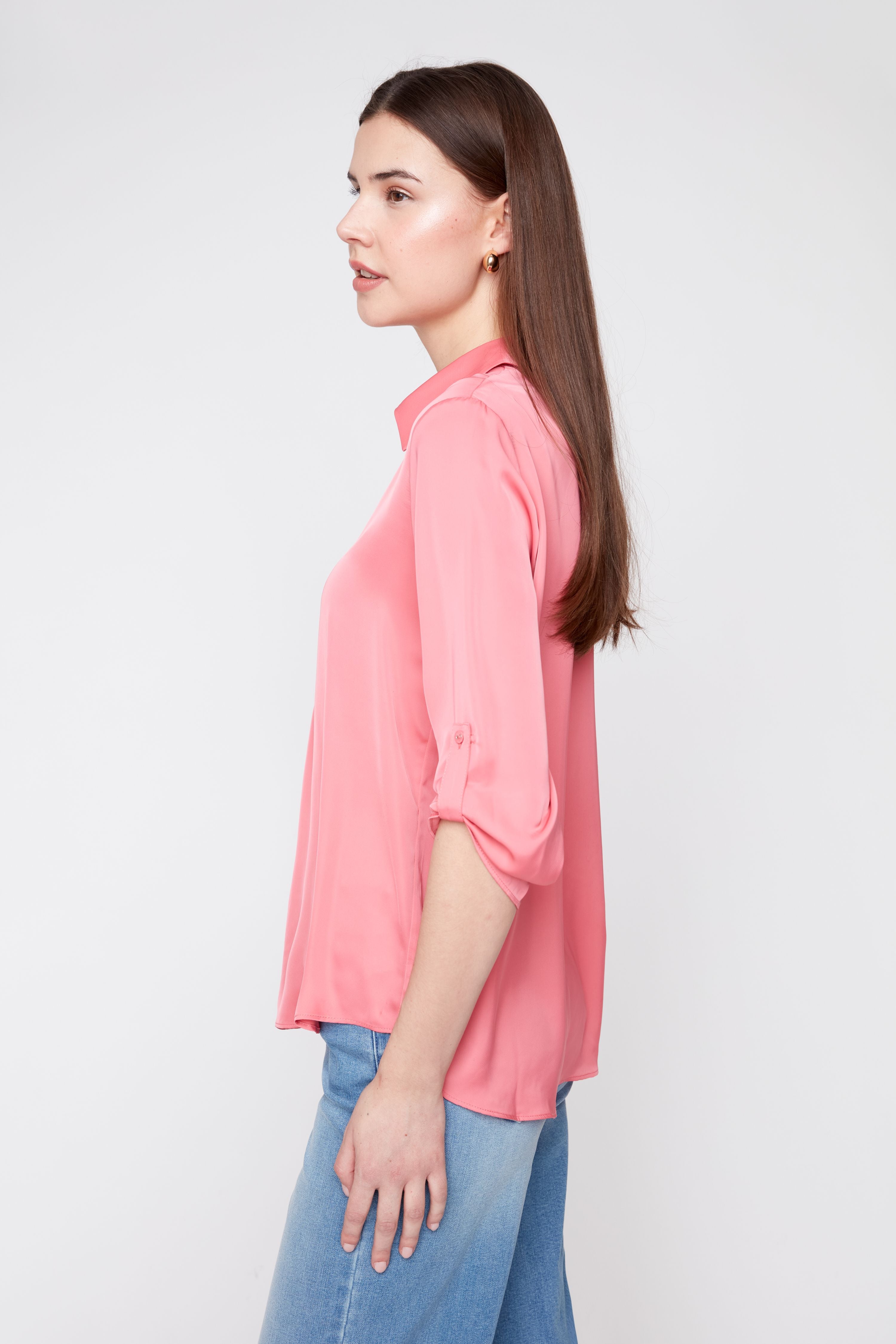 Renuar shirt 5265, lux silky 3/4 sleeve