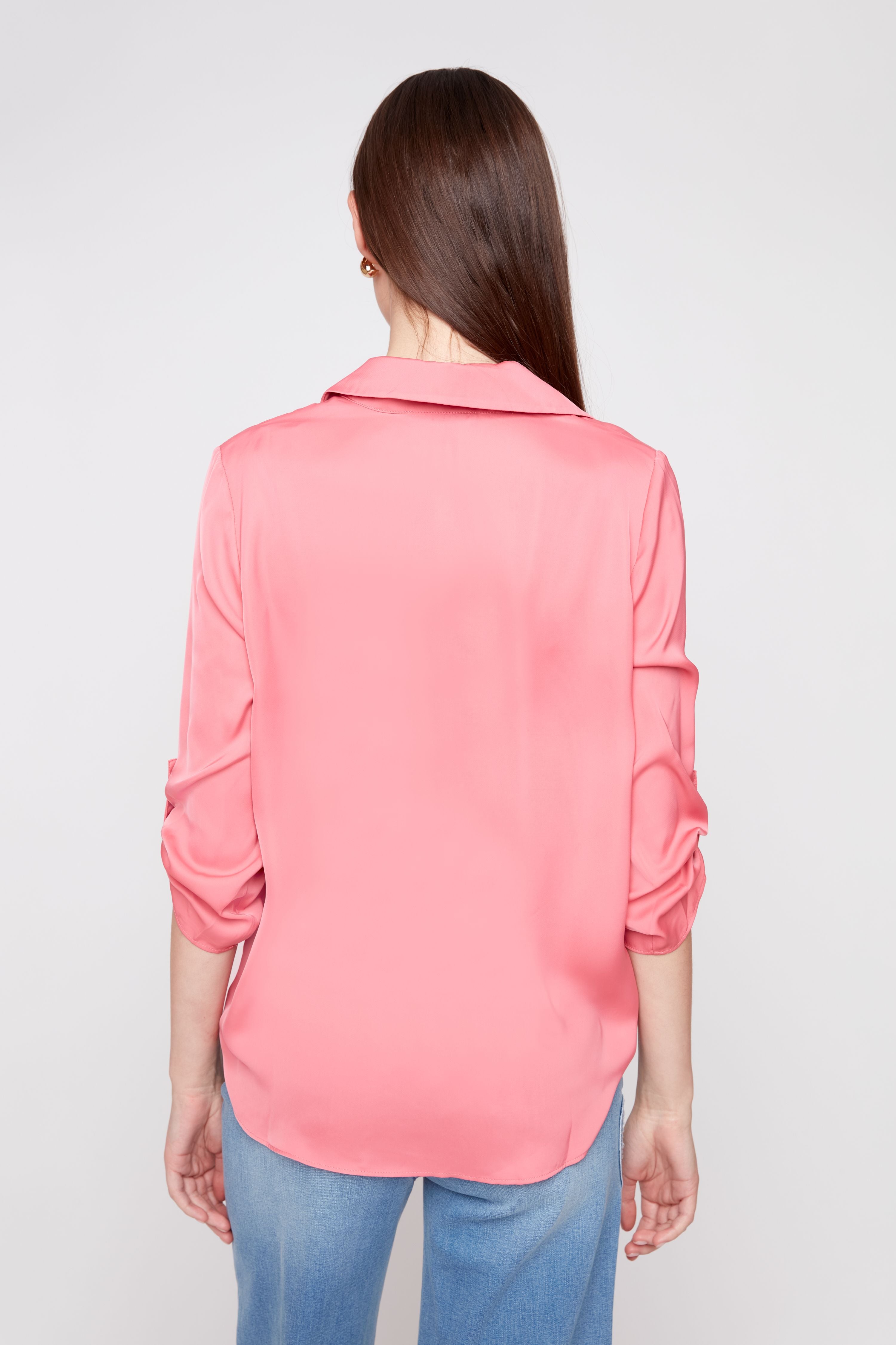 Renuar shirt 5265, lux silky 3/4 sleeve