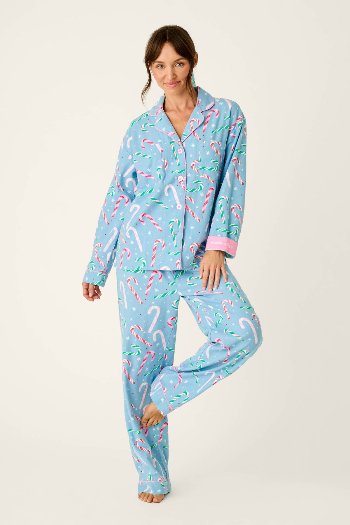 PJ Salvage pajamas, Sweeter than Sugar flannel set