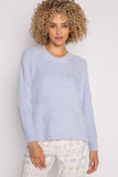 PJ Salvage sweater shirt, feather knit