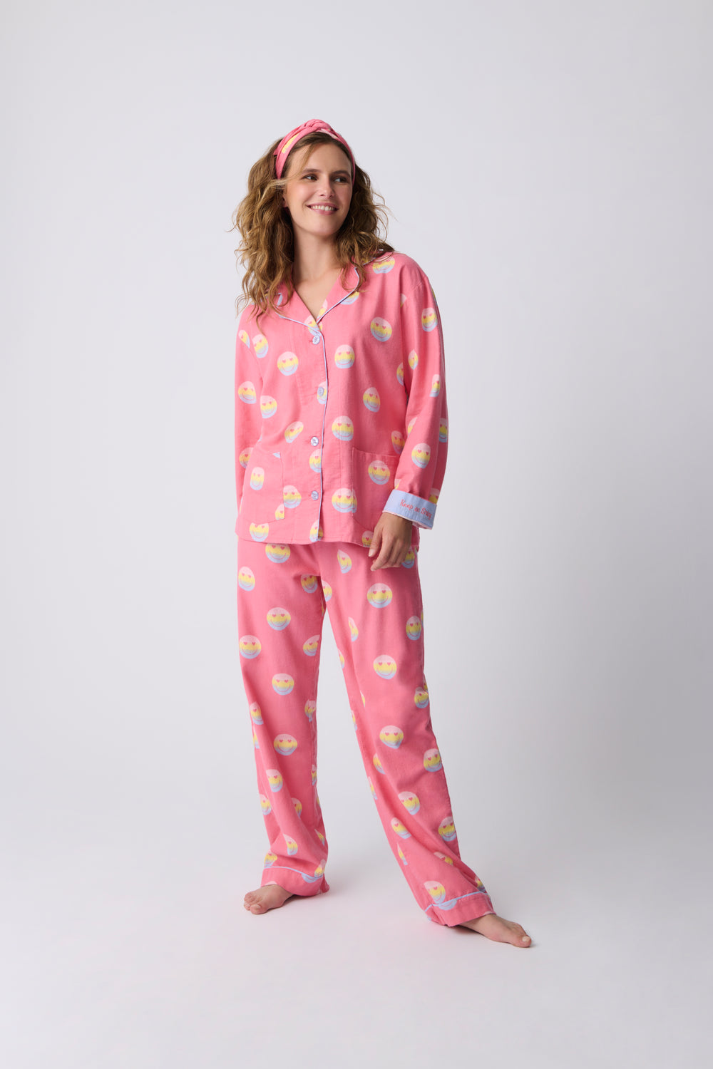 Pijama PJ Salvage, conjunto de franela (2 patrones/colores)