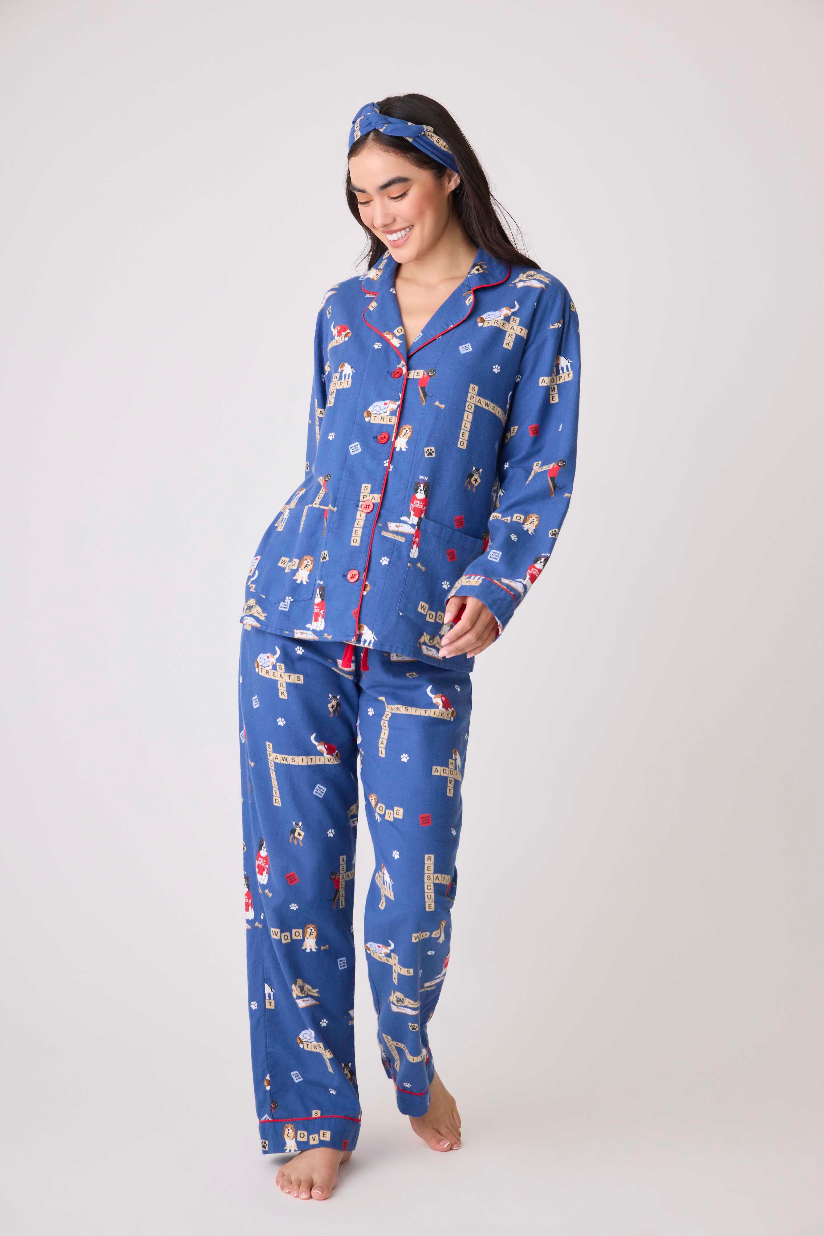 PJ Salvage pajamas, flannel set (7 patterns/colors)
