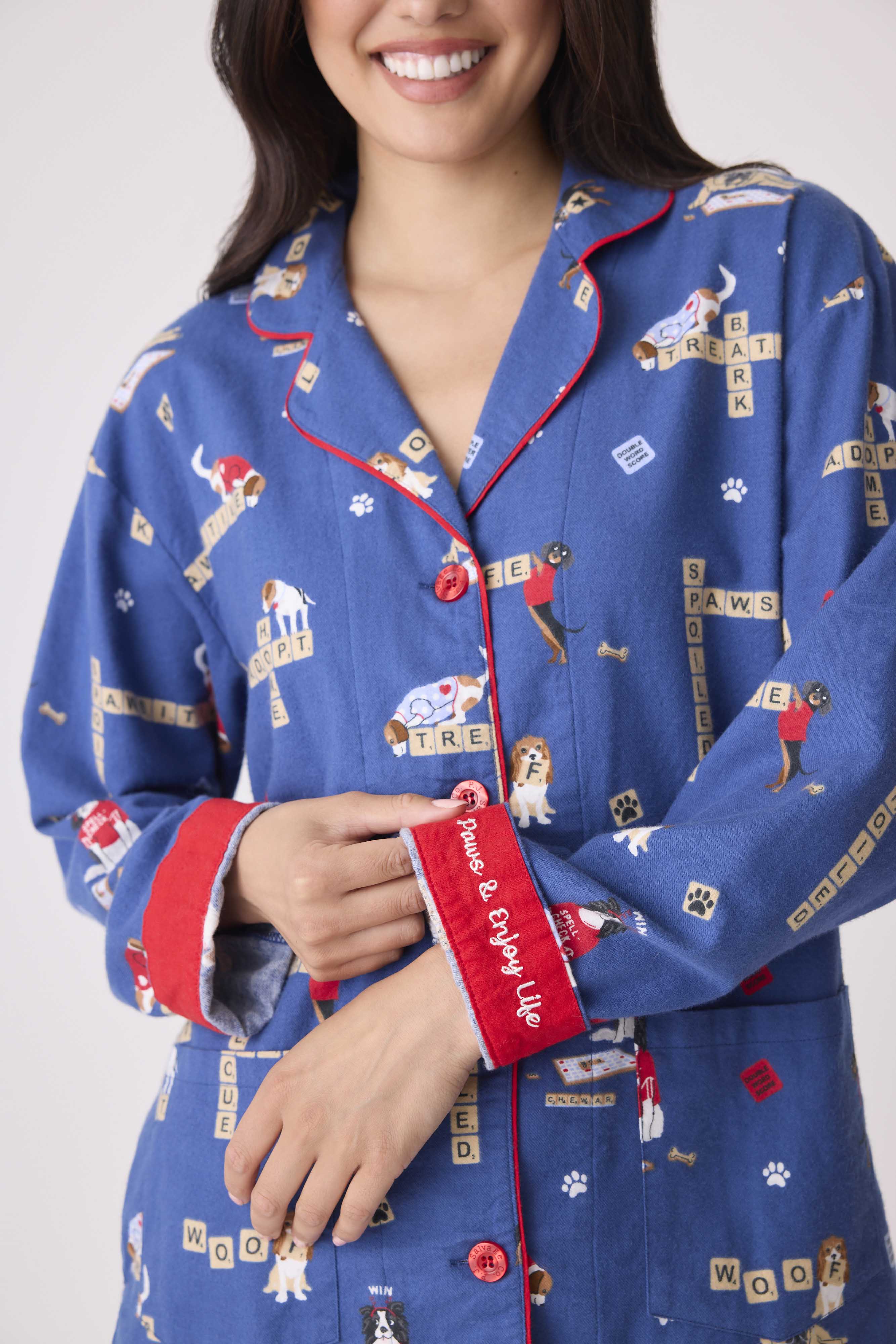 PJ Salvage pajamas, flannel set (7 patterns/colors)