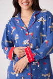 Pijama PJ Salvage, conjunto de franela (2 patrones/colores)