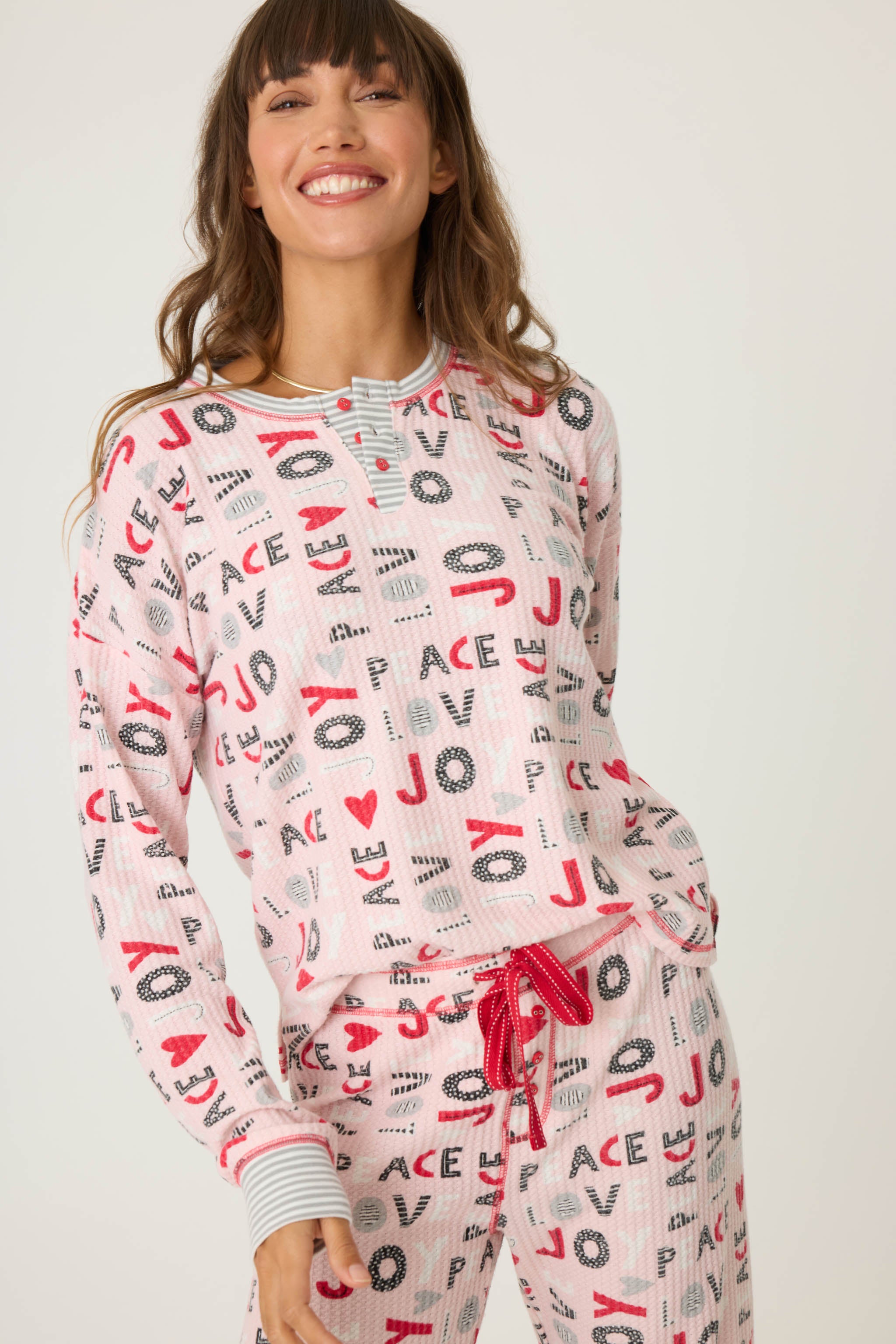 PJ Salvage pajamas, Ski Jammie Classics thermal set (2 patterns/colors) SALE Sizes S, XL