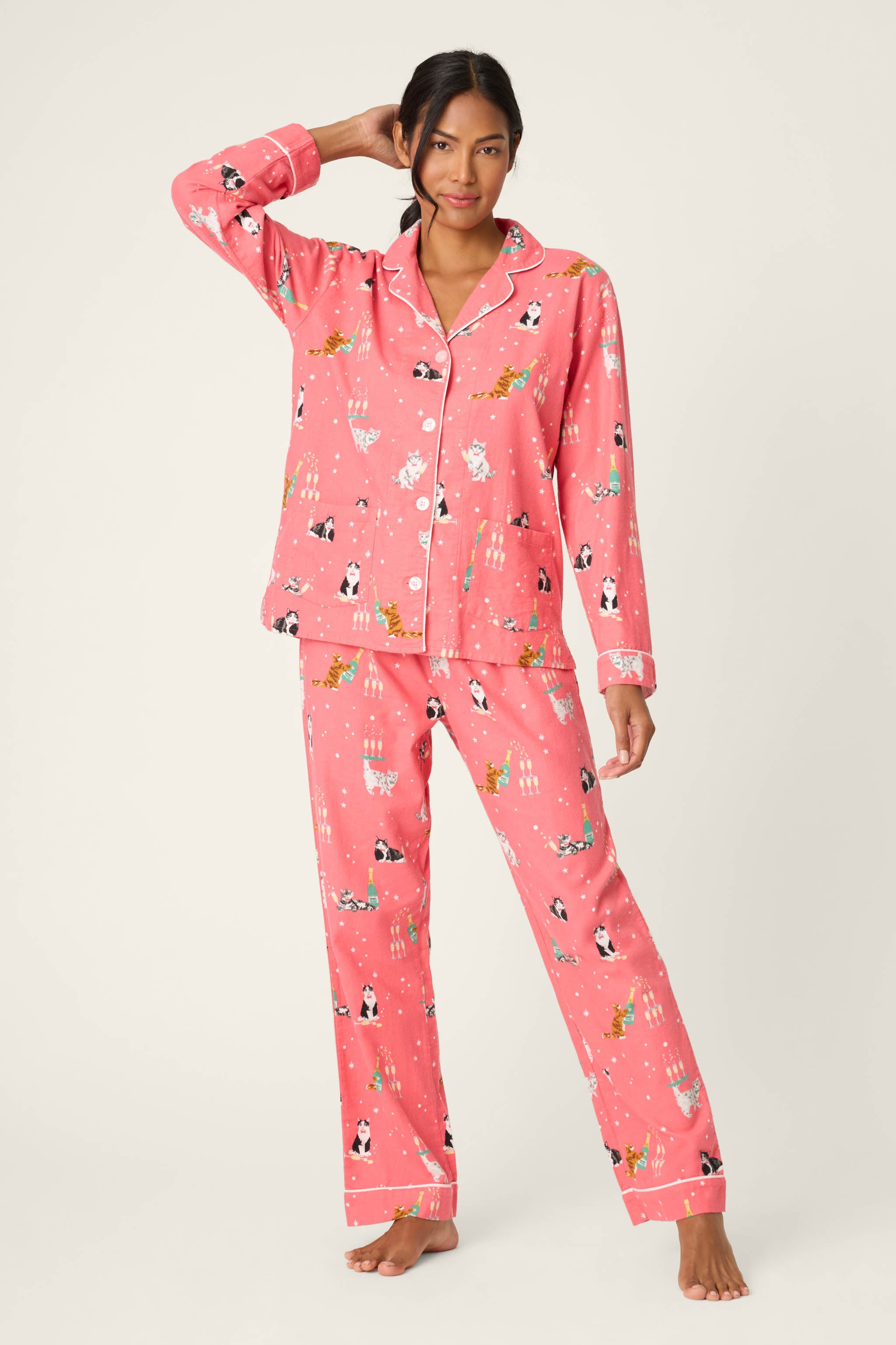 PJ Salvage pajamas, flannel set (10 patterns/colors)