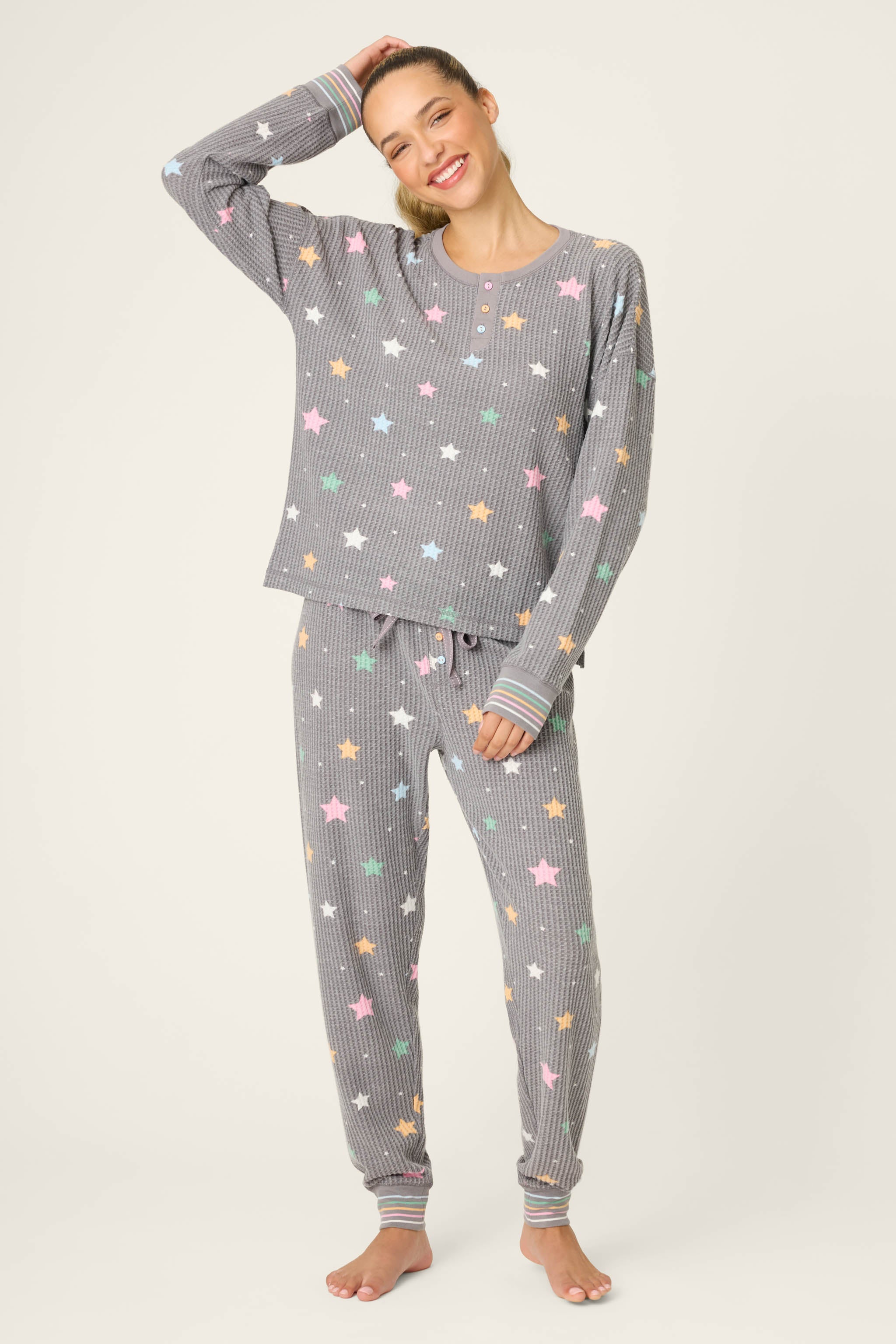 PJ Salvage pajamas, Ski Jammie Classics thermal set