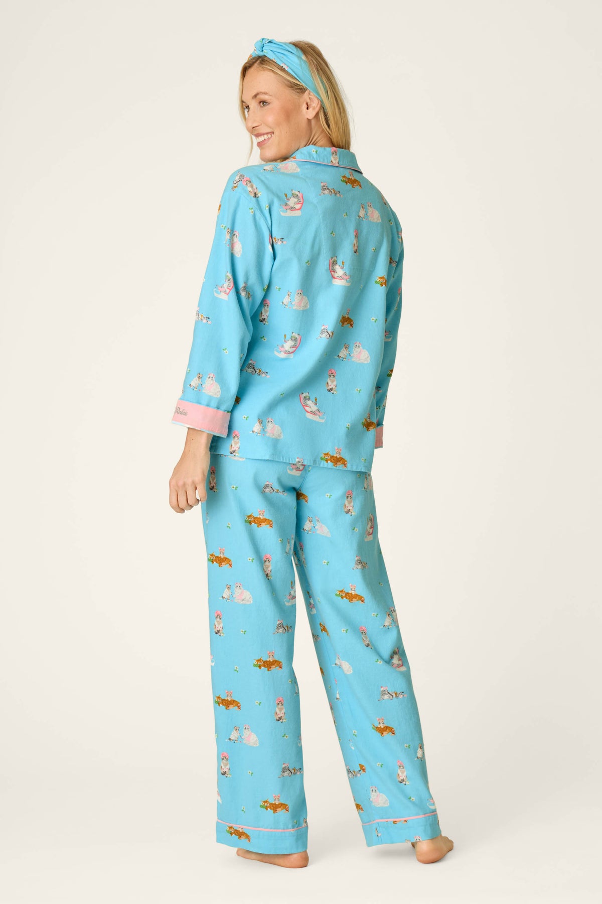 PJ Salvage pajamas, Paws & Relax flannel set
