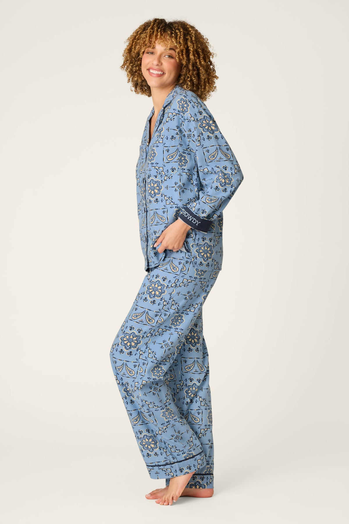 PJ Salvage pajamas, Howdy flannel set