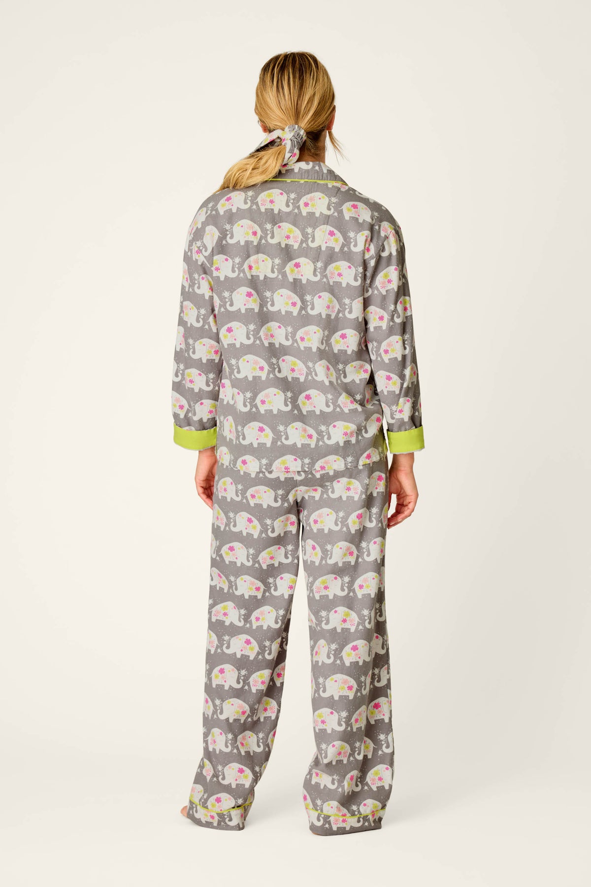 PJ Salvage pajamas, Hello Beautiful flannel set