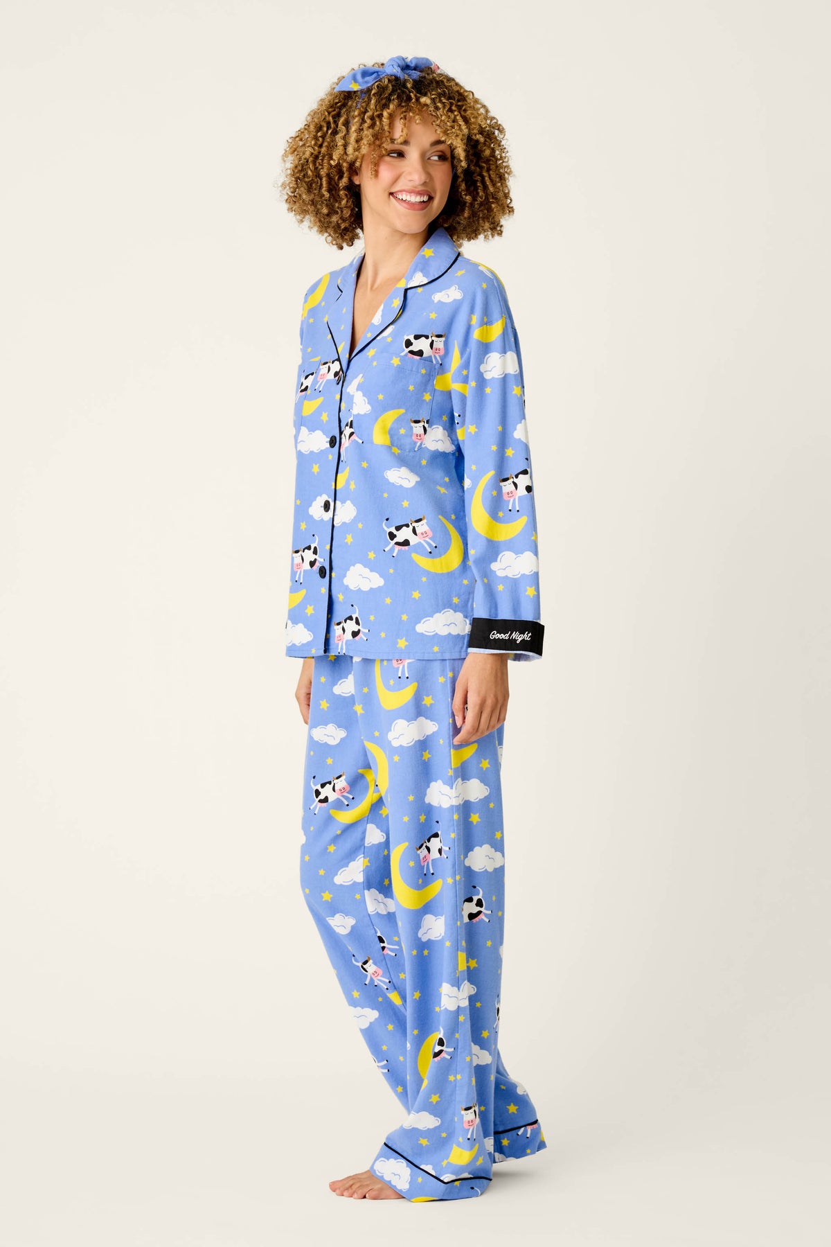 PJ Salvage pajamas, Peri, Good Night flannel set