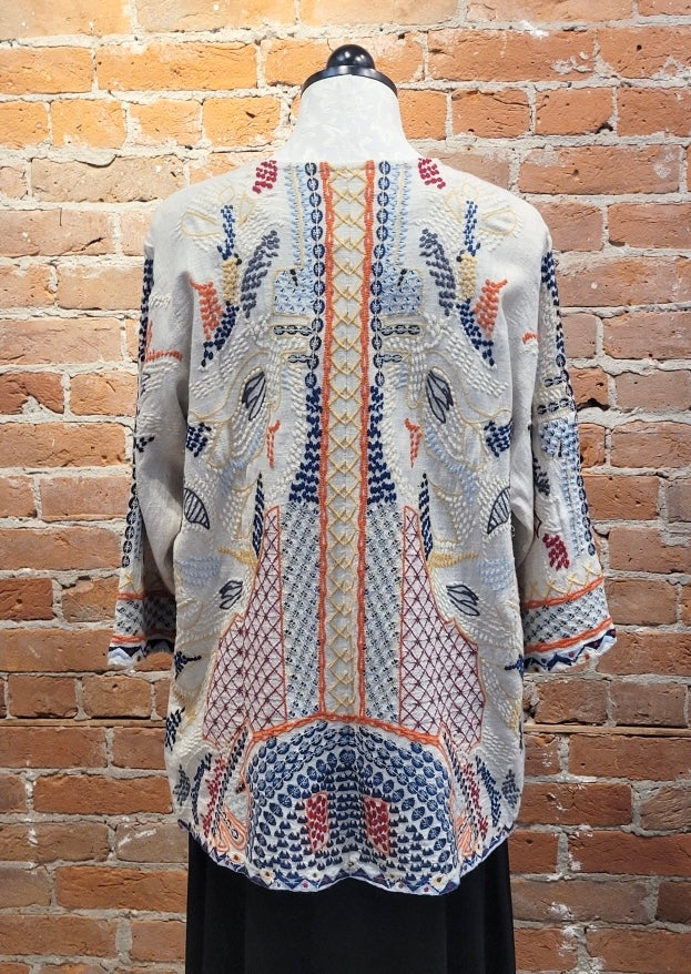 All About Her jacket 6125, embroidered viscose (Copy)