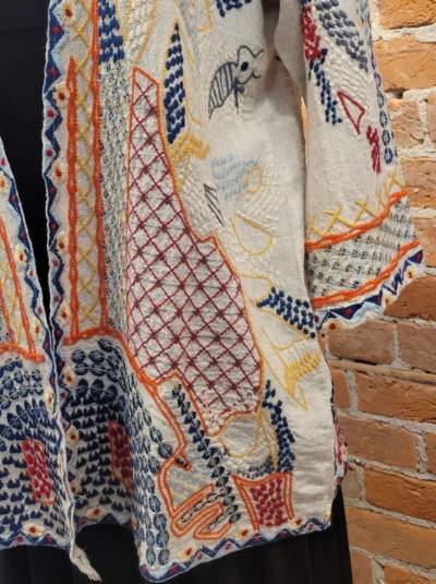 All About Her jacket 6125, embroidered viscose (Copy)