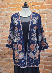 All About Her jacket 6150, embroidered viscose