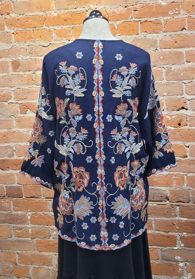 All About Her jacket 6150, embroidered viscose
