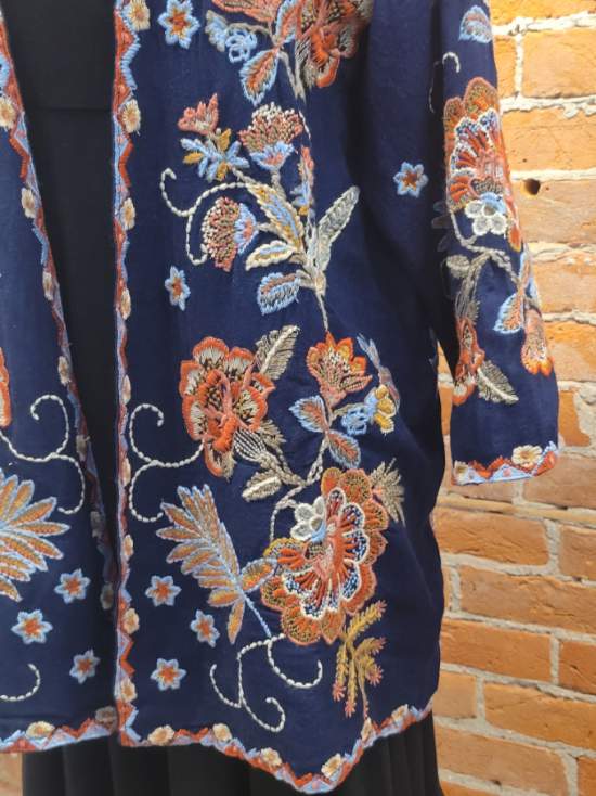 All About Her jacket 6150, embroidered viscose