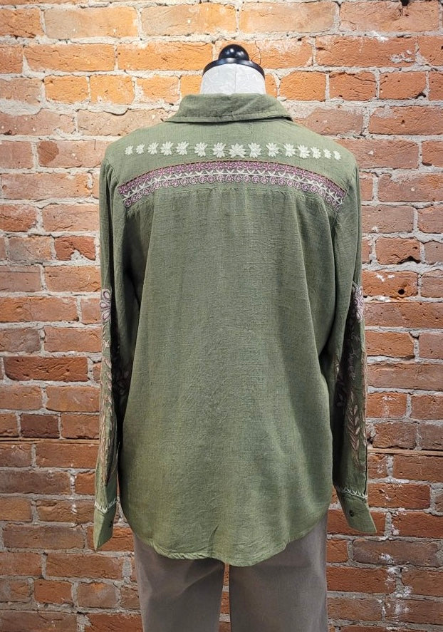 All About Her tunic 6073, embroidered viscose (2 colors)