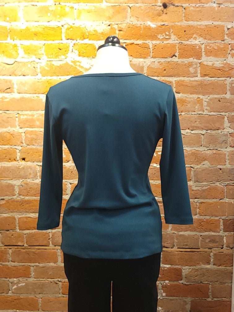 Camiseta Necessitees cuello U manga 3/4 (2 colores)