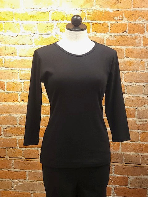Camiseta Necessitees cuello joya manga 3/4 (5 colores)