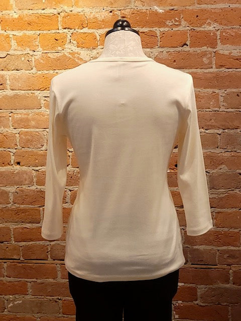 Camiseta Necessitees cuello pico manga 3/4 (6 colores)