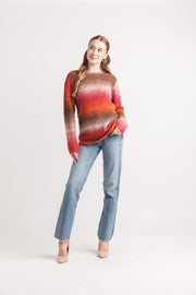 Papillon sweater 21286, ombre stripe