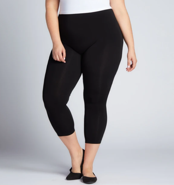 Leggings C'est Moi, bambú largo 3/4 Talla PLUS (5 colores)