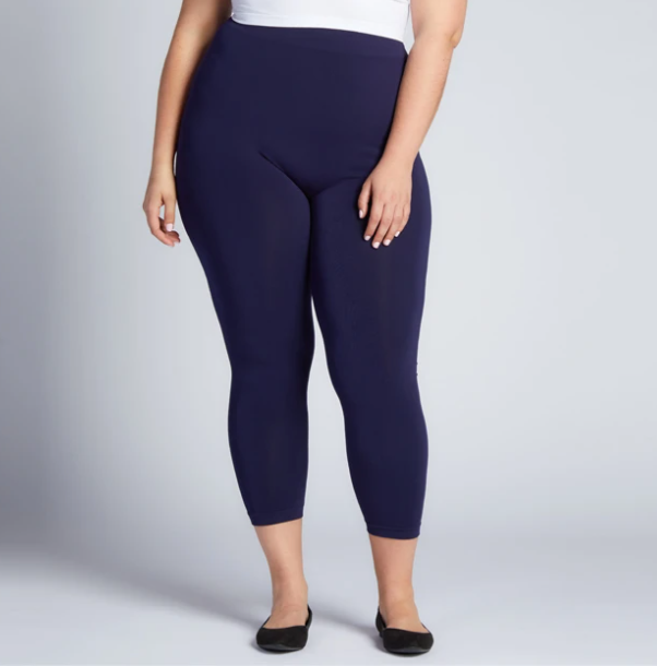 Leggings C'est Moi, bambú largo 3/4 Talla PLUS (5 colores)