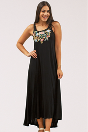 Vestido Caite Jules, maxi bordado