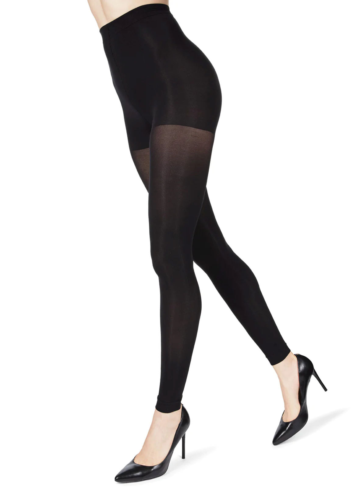 MeMoi tights MO-343, opaque footless control top