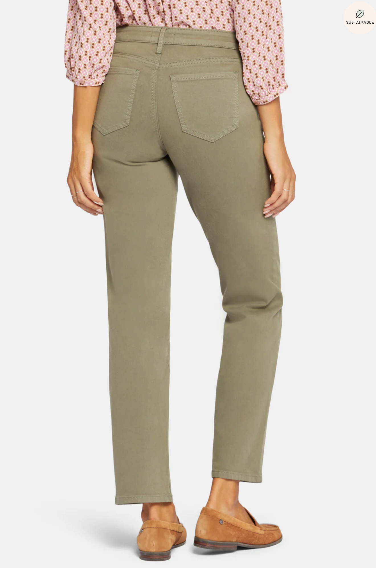 NYDJ relaxed slender jeans, earth friendly Avocado wash