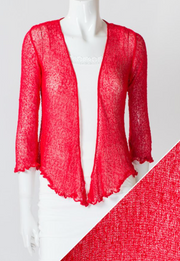 Blue Sky cardigan, short mesh shrug (4 colors)