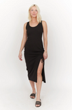 Kylie Paige Zoey dress, long ribbed