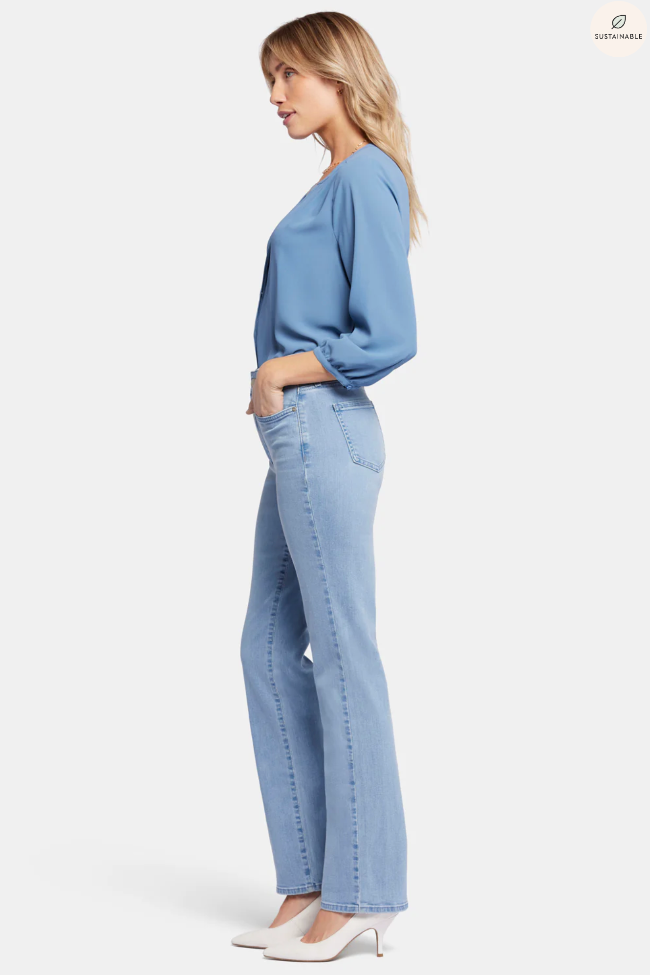 NYDJ Marilyn straight jeans (HIGH-rise) Kingston wash