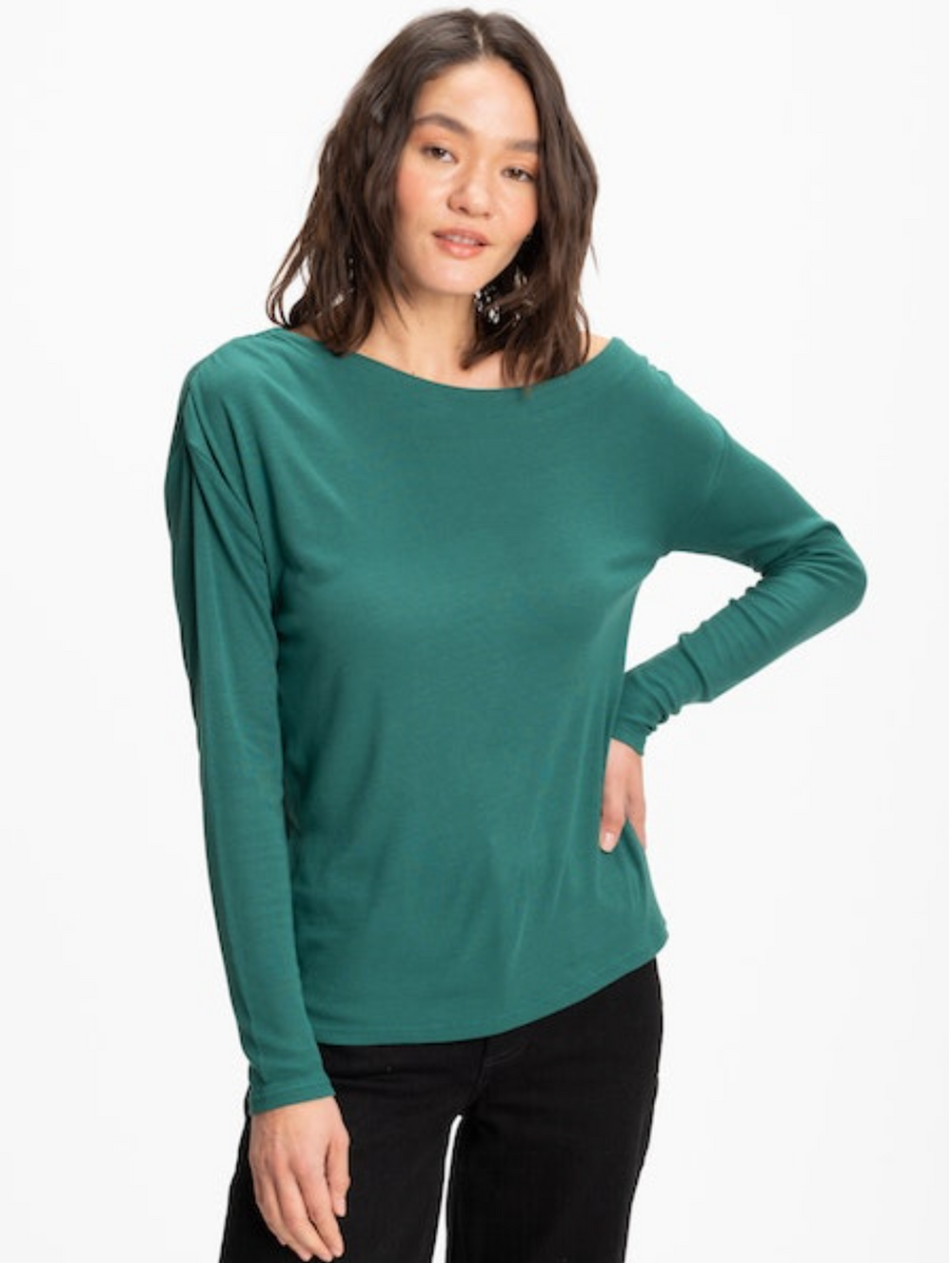 Threads 4 Thought shirt, Leoni ribbed off shoulder