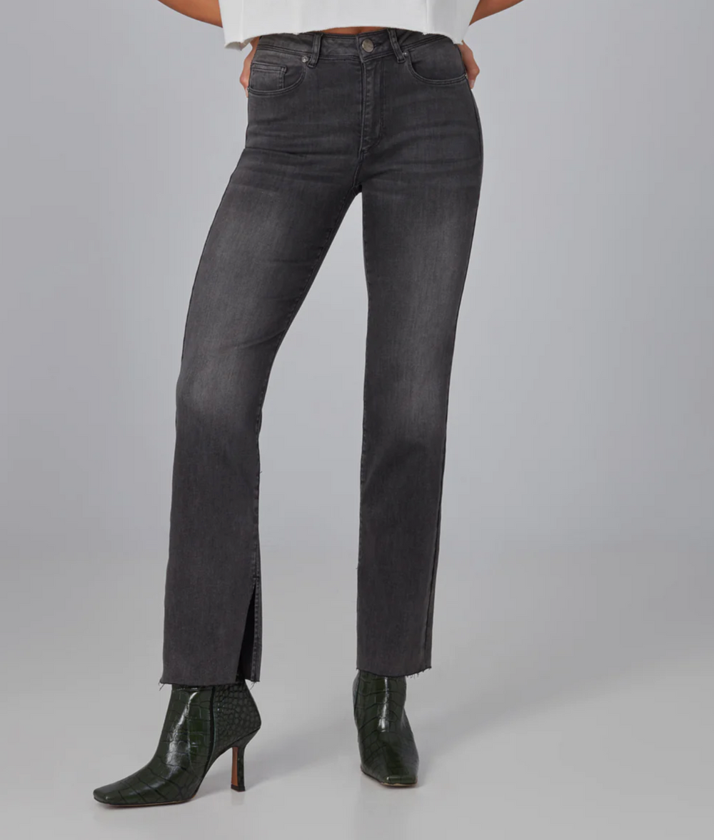 Lola Jasper jeans, mid-rise straight 32" inseam