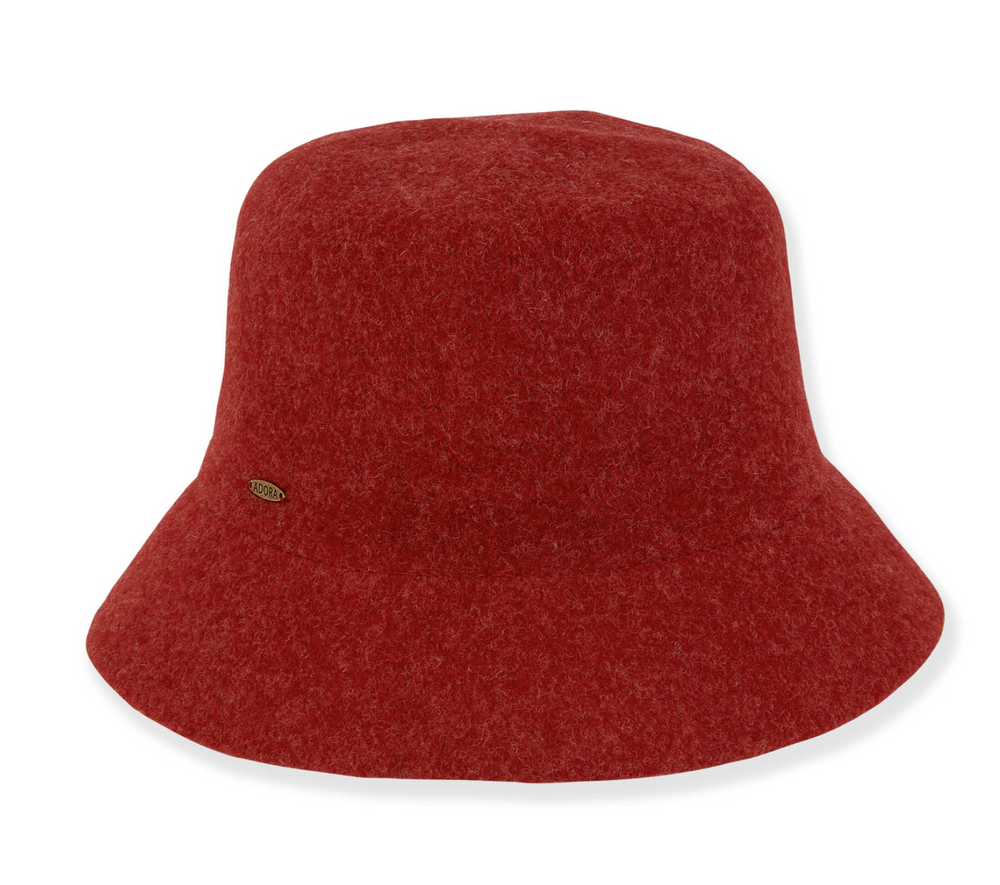 Adora hat 1619, soft wool bucket (2 colors)
