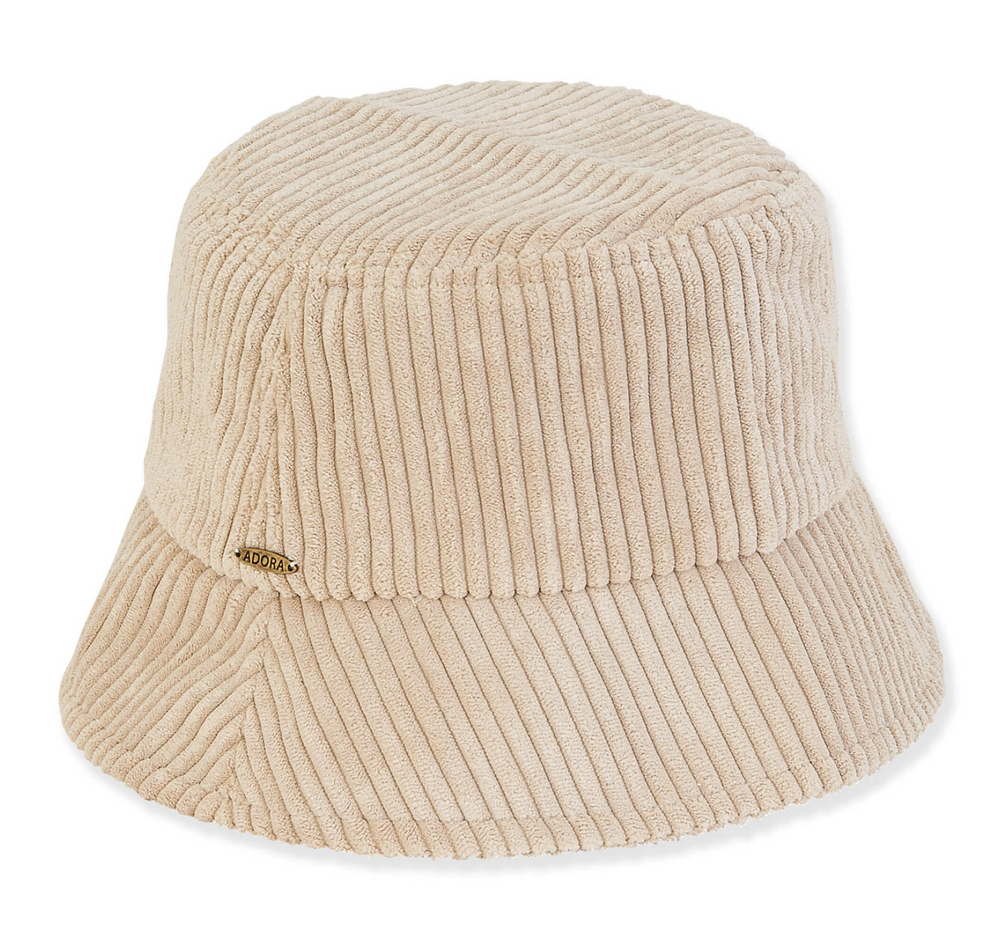 Adora hat 1501, corduroy bucket (2 colors)