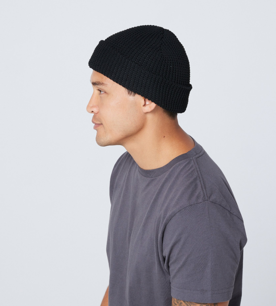 Known Supply hat, waffle knit beanie