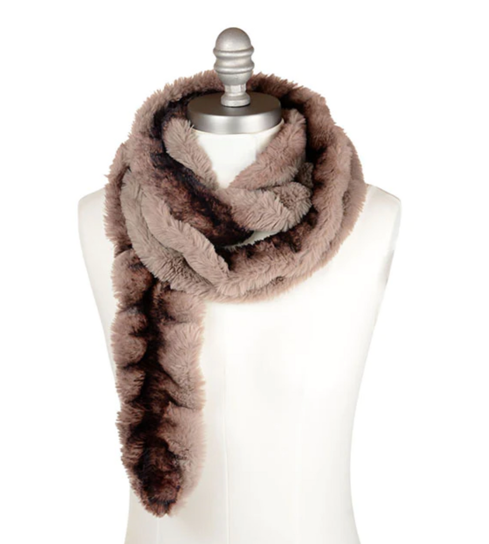 Pandemonium faux fur scarf, stretch