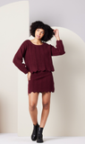 Known Supply Akira sweater, zig-zag knit organic cotton SALE Size XL